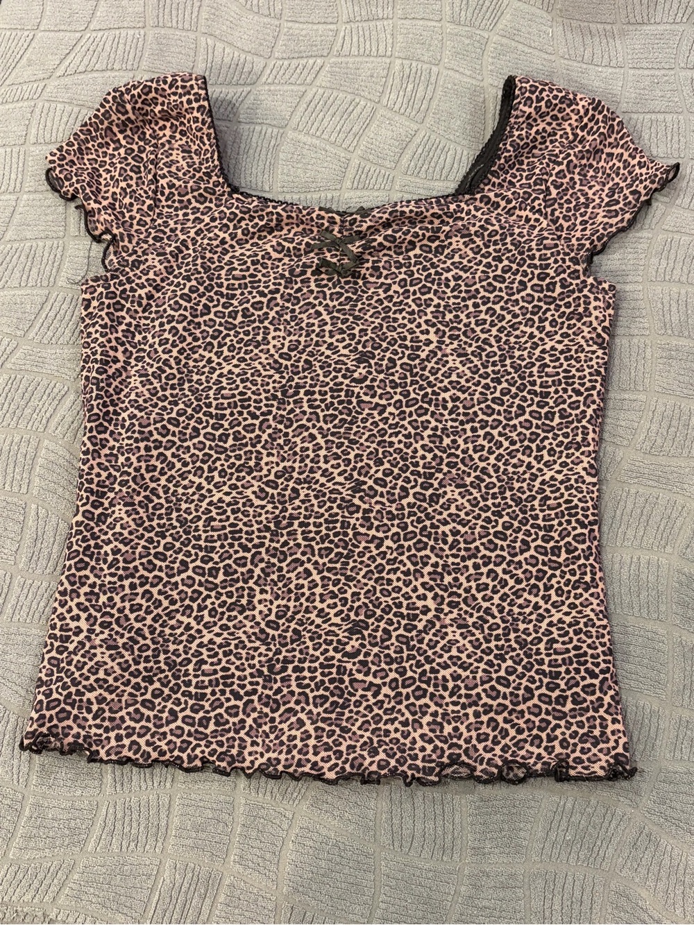 Girls Cheetah Print Top - 10/12